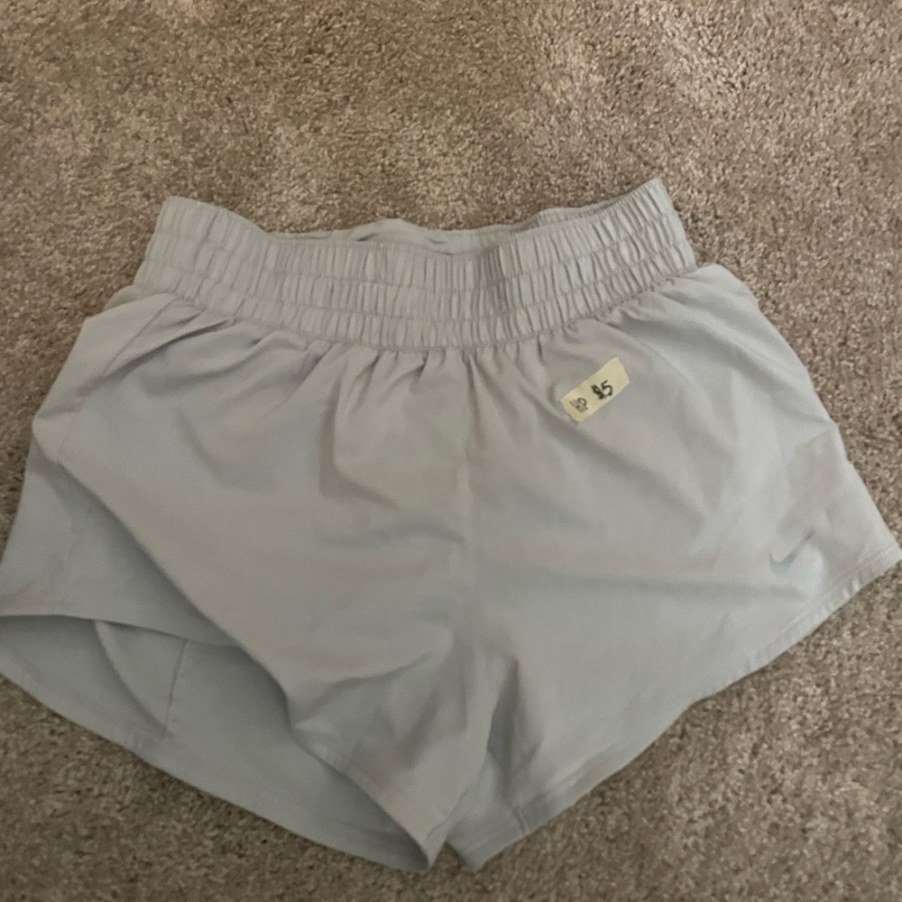 Nike Gray Athletic Shorts Lightweight Elastic Waist